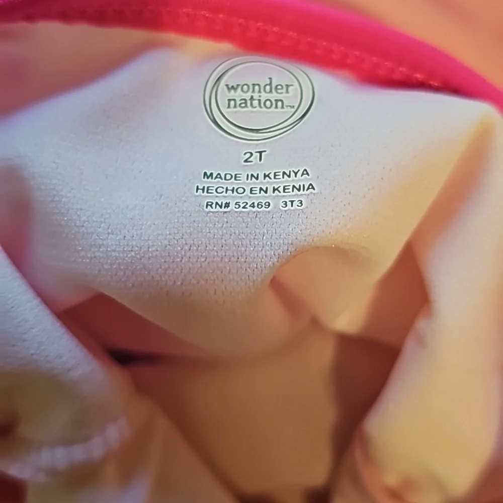 Wonder Nation Toddler Girls  Swimsuit / Coverup Size 2T‎